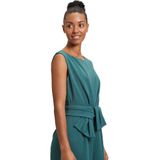 Vera Mont - Jumpsuit - Groen - Effen - Ronde Hals