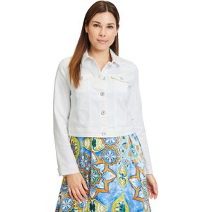 vera mont, Dames, Jassen, Wit, Maat: L Denim,
