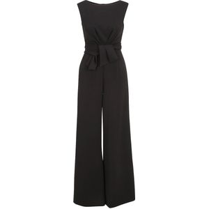 Jumpsuit - Effen - Gladde Stof - Mouwloos - Lange Lengte