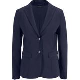 Betty Barclay - Tailored Blazer - Blauw - Polyester - Reverskraag met Inkeping