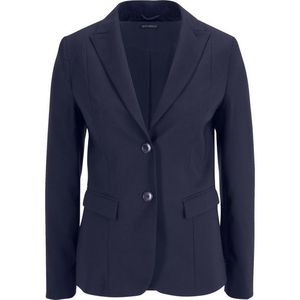Betty Barclay - Tailored Blazer - Blauw - Polyester - Reverskraag met Inkeping