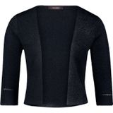 Vera Mont - Glitterende Gebreide Bolero - Blauw - Dames