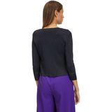 Vera Mont - Glitterende Gebreide Bolero - Blauw - Dames