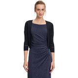 Vera Mont - Glitterende Gebreide Bolero - Blauw - Dames