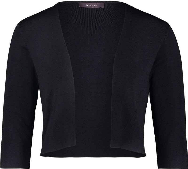 Vera Mont - Glitter Gebreide Bolero - Zwart - Dames