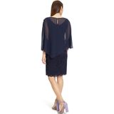 Vera Mont - Cocktailjurk - Blauw - Chiffon - Kant