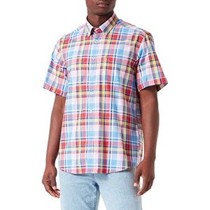 bugatti Heren 9450-38412 hemd met button-down kraag, rood-950, Regular, rood-950, M