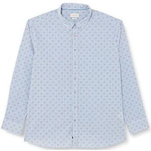 bugatti Heren 9350-38805 hemd met button-down kraag, blauw-350, regular, blauw-350, M