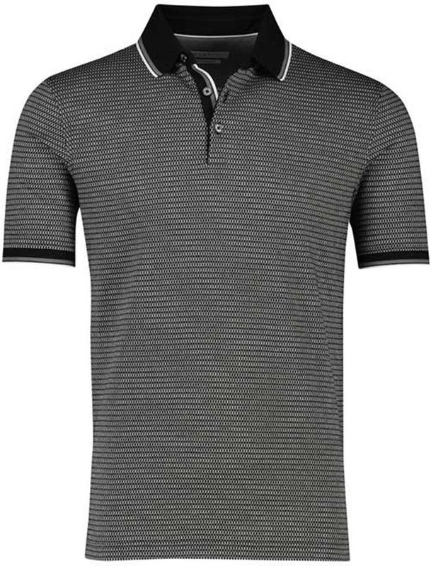Bugatti poloshirt korte mouw grijs