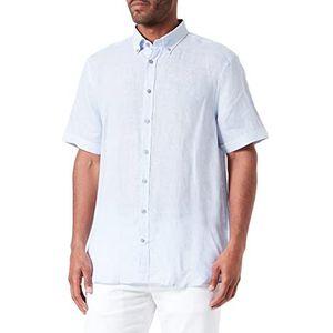 bugatti Heren 9450-38554 hemd met button-down kraag, lichtblauw 320, Regular, Lichtblauw-320, M