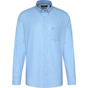 Bugatti - Oxford Modern Fit - Overhemd - Lichtblauw - Lange Mouwen - Button-Downkraag