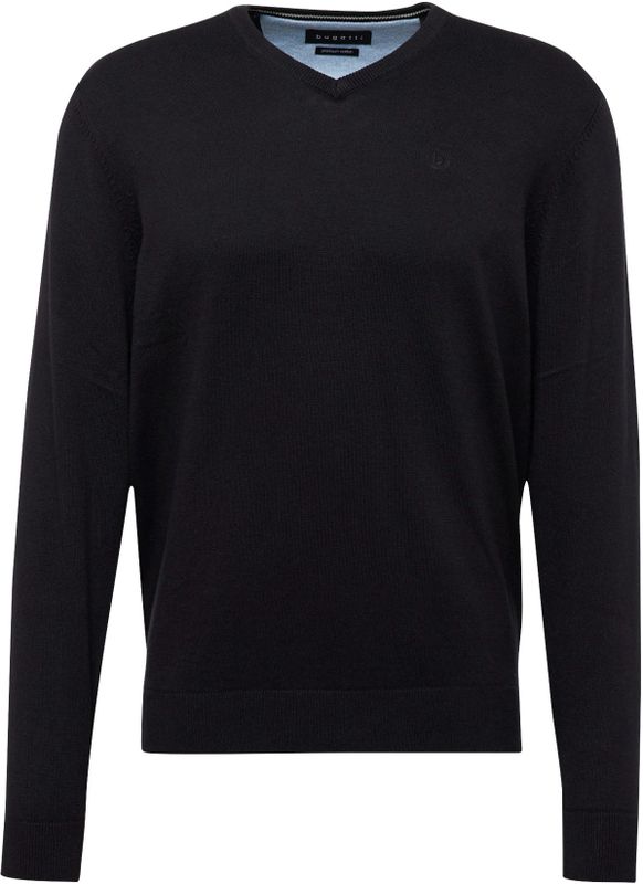 Pullovers - Zwart - Comfortabel Model - Lange Mouwen - V-hals