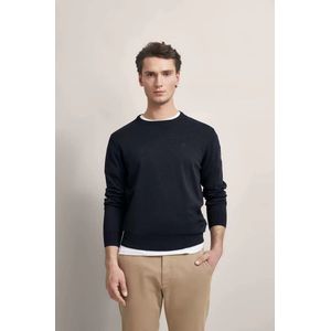 Bugatti - Basic Essential - Trui - Marine - Ronde Hals