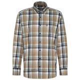 Bugatti - Vrijetijdshemd - Bruin - Moderne Pasvorm