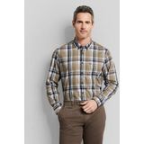 Bugatti - Vrijetijdshemd - Bruin - Moderne Pasvorm