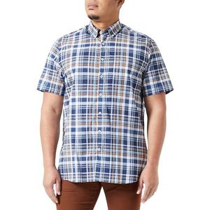 bugatti Vrijetijdshemd voor heren, 1:2 mouw, Marine-390, M