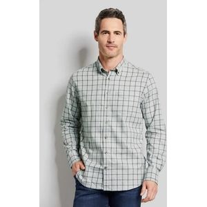 Bugatti Herren Flanellen overhemd met ruitpatroon