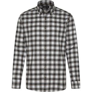 bugatti Vrijetijdshemd voor heren, 1:1 mouw, bruin-80, L