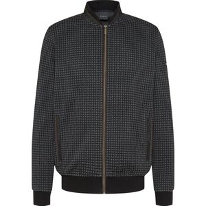 Bugatti Vest - Zwart - Katoen - Effen Ontwerp