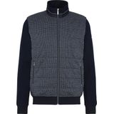 Bugatti - Vest - Donkerblauw - Katoen-Stretch - Wijde Fit