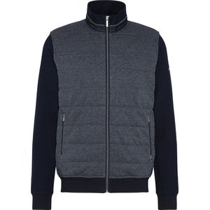 Bugatti - Vest - Donkerblauw - Katoen-Stretch - Wijde Fit