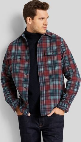 Bugatti - Overhemd - Ruitpatroon - Lange Mouwen