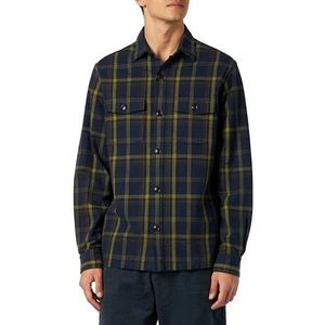 bugatti Vrijetijdshemd voor heren, 1:1 mouw, Marine-390, M