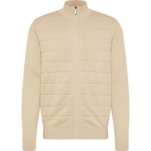 bugatti Gebreid vest voor heren, Beige 30, XL