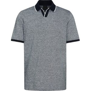 Bugatti - Polo - Donkerblauw - Katoen - Wijde Fit