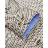 Bugatti Herren Twill overhemd met bloemenprint
