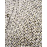 Bugatti Herren Twill overhemd met bloemenprint