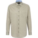 Bugatti Herren Twill overhemd met bloemenprint