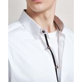 Bugatti - Casual Overhemd - Bruin - Lange Mouwen