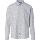 Overhemd - Olijf - Katoen - Met Button-Downkraag