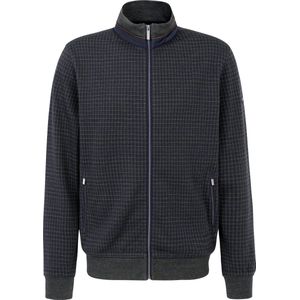 Bugatti - Geruit Vest - Groen - Katoen/Polyester/Elastaan - Wijde Fit