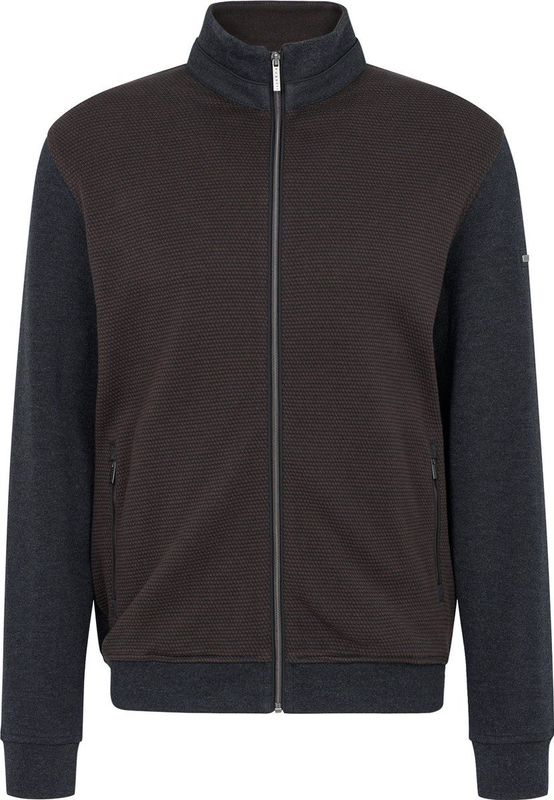 Bugatti - Effen Vest - Bruin - 100% Katoen