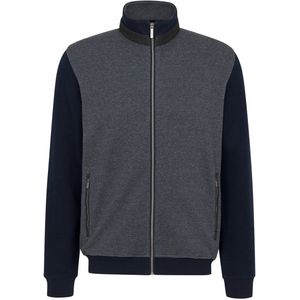 Bugatti - Vest - Grijs - Katoen/Polyester - Wijde Fit
