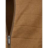 Bugatti Vest - Bruin - Katoen - Ronde Hals