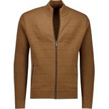 Bugatti Vest - Bruin - Katoen - Ronde Hals