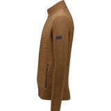 Bugatti Vest - Bruin - Katoen - Ronde Hals