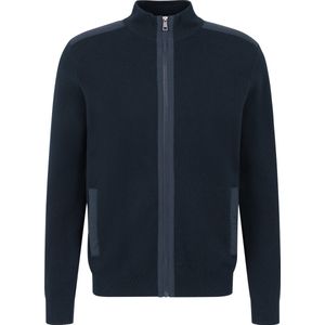 Bugatti - Vest - Donkerblauw - 100% Katoen