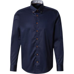 bugatti Herenhemd button-down lange mouwen modern fit, 390-marine, XXL
