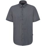 Bugatti - Casual Overhemd - Donkerblauw - Katoen