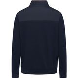 Vesten - Marine - Met Rits en Staande Kraag - Lange Mouwen