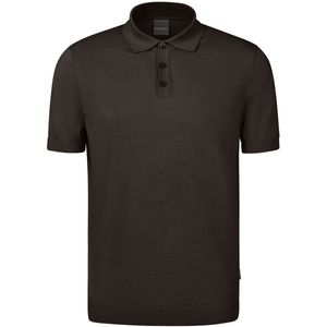 Bugatti - Polo - Bruin - Katoen - Wijde Fit