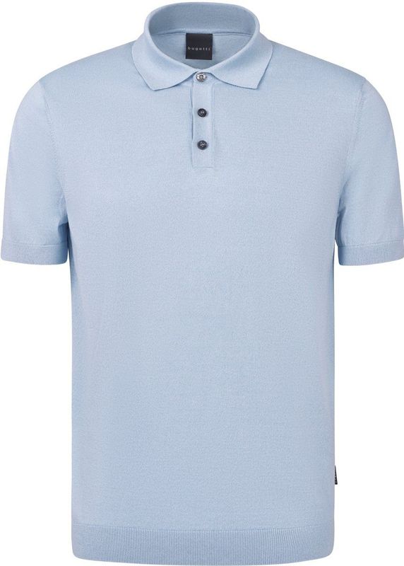 Bugatti - Polo - Lichtblauw - Katoen/Acryl - Wijde Fit