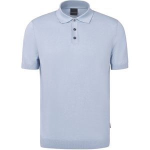 Bugatti - Polo - Lichtblauw - Katoen/Acryl - Wijde Fit