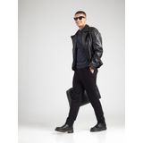 Bugatti - Overhemd - Donkerblauw - Katoen