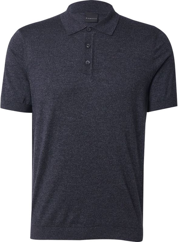 Bugatti - Overhemd - Donkerblauw - Katoen