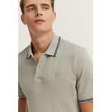 Bugatti - Poloshirt - Beige - Katoen - Korte Mouwen